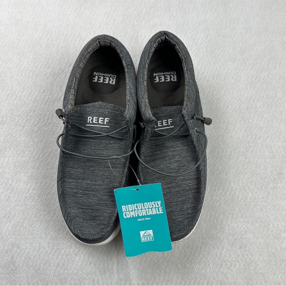 Reef Cushion Coast TX Gray Slip On Shoes Comfort Men's Size 9.5  NWT C17019